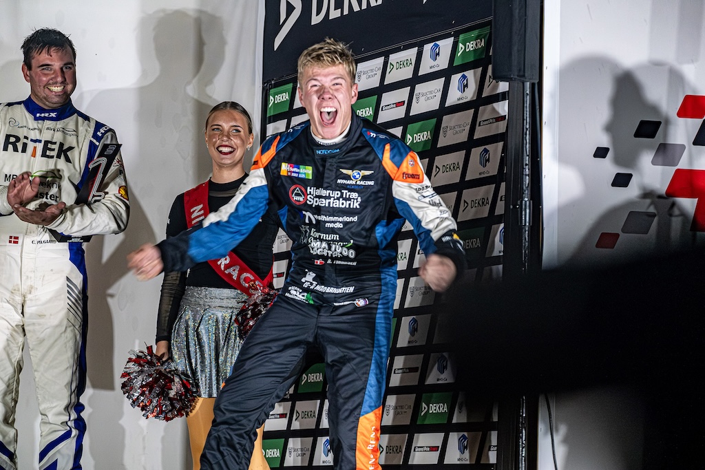 Kæmpe gennembrud for Alex Maansen: Vinder Night Race.
(Foto: Niklas Majgaard)